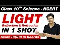 LIGHT - REFLECTION AND REFRACTION in One Shot
