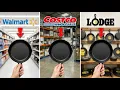 I Tested The SAME Cast Iron Skillet From Walmart Costco and Lodge One CLEAR Winner