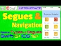 IOS Swift Tutorial Part 2 Segues and Navigation Basics Show Modally Segue Xcode