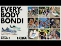 Hoka Men's Bondi 9 (Black/White) - 1162011-BWHT - Video 4 of 1