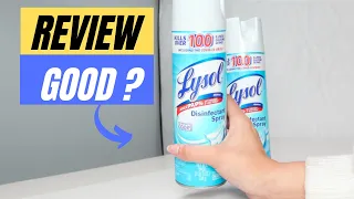 Lysol Disinfectant Spray Review