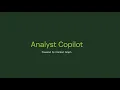 Agentic Analytics Analytical Apps