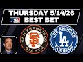 Giants at Dodgers 26 MLB Best Bets MLB Picks and Predictions - Robert Ferringo DocSports