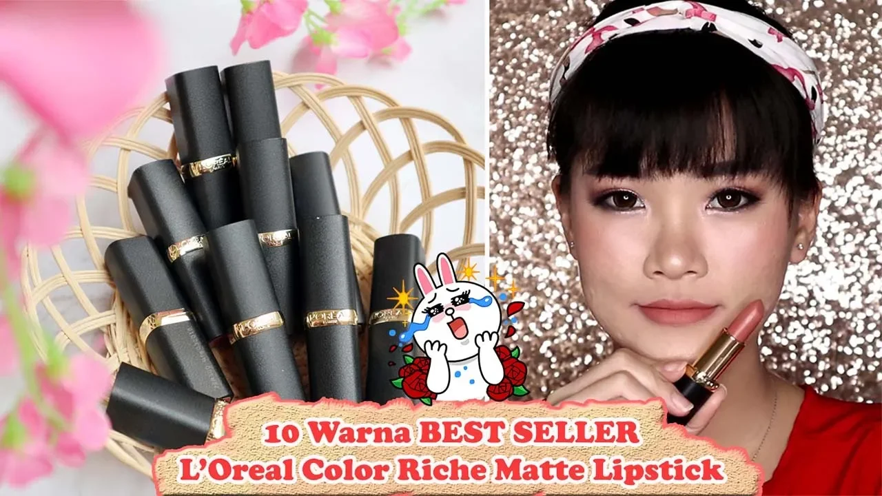 L'OREAL COLOR RICHE MATTE SWATCHES + REVIEW | Raiza Contawi. 