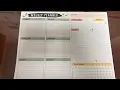 At a glance weekly planner