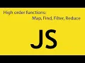 High order functions Map Find Filter Reduce Hands on with JotaonCode