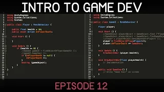 Introduction to Game Development E12 script communication