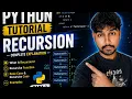 Python Recursion Tutorial in Hindi Complete Explanation
