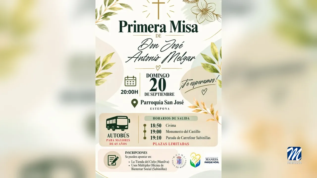 Excursión para asistir a la Primera Misa de Don José Antonio Melgar