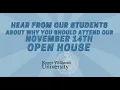 Attend RWU s November 14 Open House