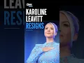 White House Shake-Up Press Secretary Karoline Leavitt Resigns Leaves Trump Administration
