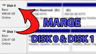 Download How to Merge Disk 0 and Disk 1 Windows 10 | Extend C drive To Another Disk MP3