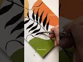 DAY of Daily Boho Art Acrylic Painting Art Challenge Easy Canvas Drawing