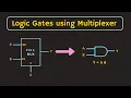 Logic Gates using Multiplexer How to implement a logic gate using the multiplexer