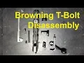 How to disassemble the bolt of a Browning T-Bolt