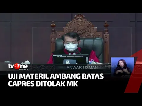 MK Tolak Permohonan Uji Materiil Tentang Presidential Threshold