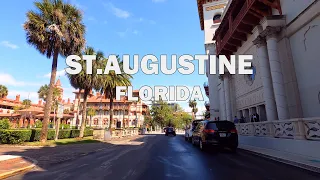 ST Augustine Florida - Driving Tour 4K