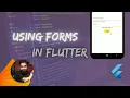 How to forms in Flutter How to hide the password text