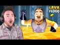 FLOODING HELLO NEIGHBOR 2 IN LAVA Crazy Mod Hello Neighbor 2 Mods