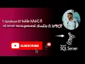 How to create database and table in Sql server management studio by Amharic