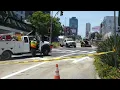 Sink Hole Construction Sunset Blvd Paved Reopening Tonight LA CA July 24 2026 Summer 94 degrees