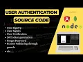 User Authentication Project using Angular NodeJs MEAN Stack project source code for beginners