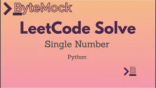 LeetCode Single Number Python 3 Solutions