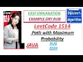 Path with Maximum Probability Leetcode 1514 Dijkstra Algorithm Java Code Developer Coder