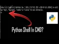 How To Use Python Shell In Prompt Coders Assemble