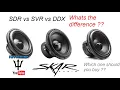 Skar subwoofer comparison SDR SVR DDX review