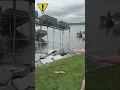 Docks boats flipped after storm damage in Raymore MIssouri