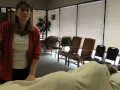 Pregnancy Massage Side-lying Positioning Bolstering and Draping