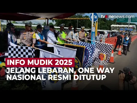 1,65 Juta Kendaraan Tinggalkan Jakarta, One Way Nasional Resmi Ditutup