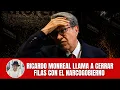 Ricardo Monreal calls for closing ranks with the narco-government Citlalli Hernandez s chair