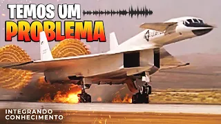 Quando o XB-70 Valkyrie pousou pegando fogo