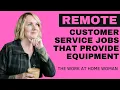 WFH Customer Service Jobs That Provide Equipment