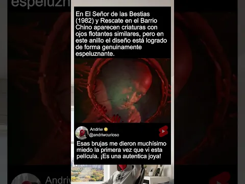 En El Señor de las Bestias (1982) y Rescate en el Barrio Chino aparecen criaturas con ojos flotantes
