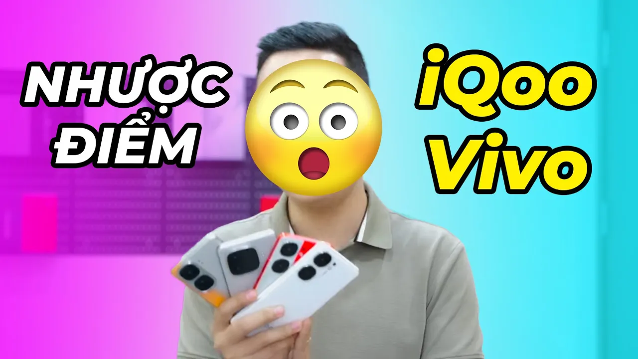 Outline Video Nhược điểm điện thoại Vivo iQoo anh em cần biết trước khi mua! Không phải cứ quay xe là ngon!