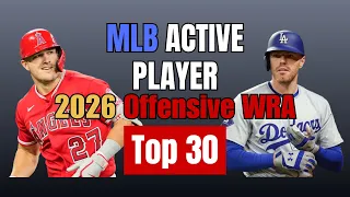 Top 30 Active MLB Offensive WAR Leaders 2026 Season Opener
