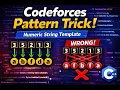 Codeforces Numeric String Template One-to-One Mapping Trick Div 3 C Problem Explained C
