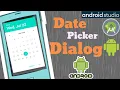 Date picker Dialog in Android Java Android Tutorial - Quick Easy