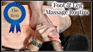 Pedicure Massage Tutorial Best Foot and Leg Massage Routine