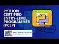 Python Certified Entry-Level Programmer PCEP Course Introduction Python Training Series