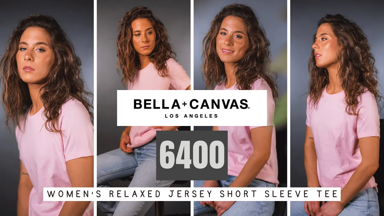 Bella+Canvas 6400 Women’s Relaxed Jersey Short Sleeve Tee | T-shirt.ca Bella+Canvas 6400 Women’s Relaxed Jersey Short Sleeve Tee | T-shirt.ca