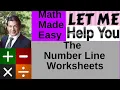 The Number Line Worksheets