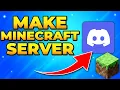 How to Make a Minecraft Server with Discord - Host Server