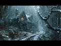 Lagu Snowy Enchanted Forest Cottage — Medieval Celtic Winter Ambience for Calmness, Focus \u0026 Deep Rest