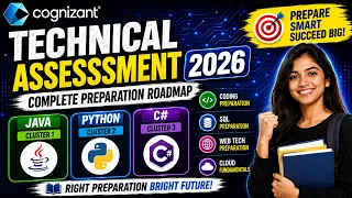 Cognizant Technical Assessment 2026 Java Python C Coding SQL Web Tech Cloud