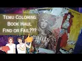 Temu Coloring Book Haul Find or Fail