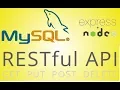 Rest API with Express and MySQL prevent sql injection